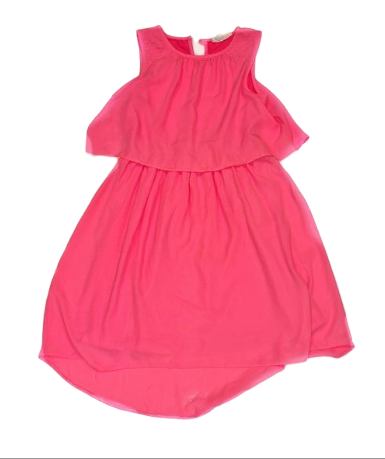 Pink Sleeveless Dress Girls 9-10 Years