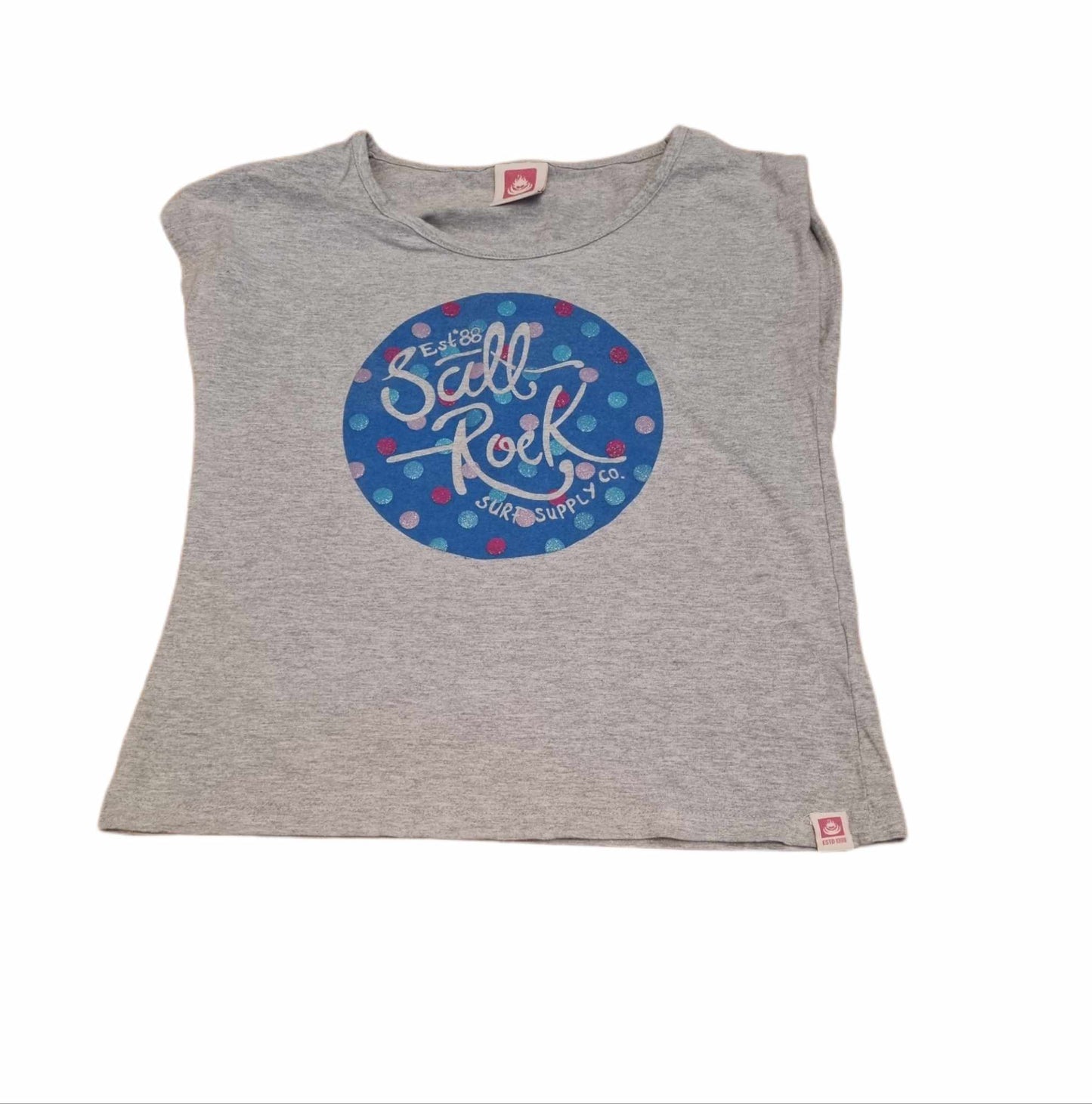 SALT ROCK Grey Tee Girls 9-10 Years