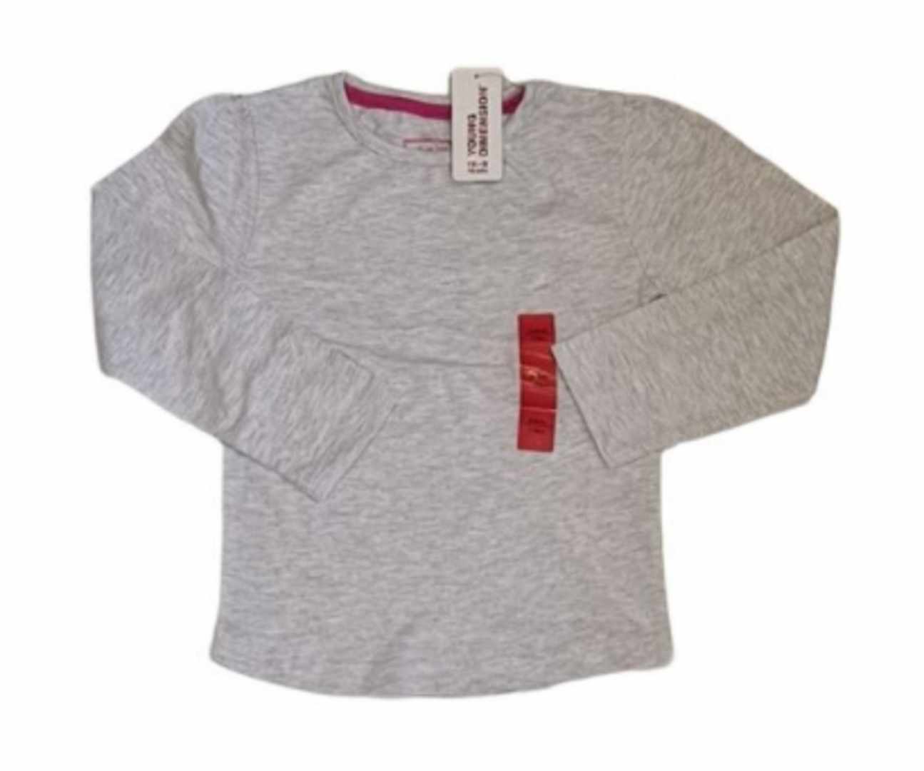 Brand New Grey Top Girls 5-6 Years