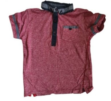 NEXT Burgundy Polo Shirt Boys 18-24 Months