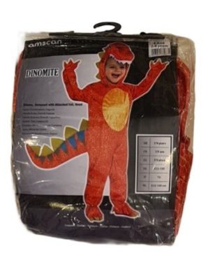 Brand New Dinosaur Costume Boys 7-9 Years and Girls 7-9 Years