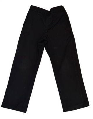 GEORGE Black School Trousers Boys 4-5 Years