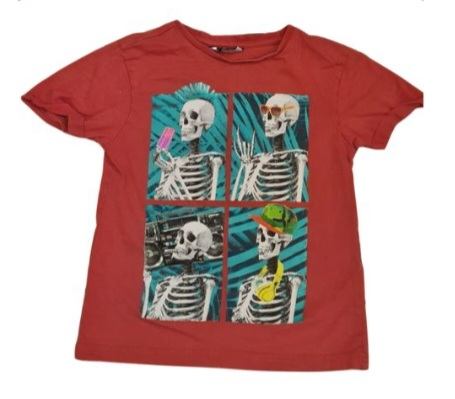 GEORGE Skeleton T-Shirt Boys 5-6 Years