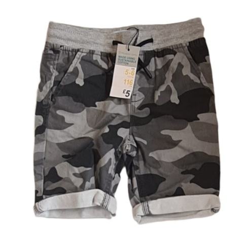 PRIMARK Brand New Camo Shorts Boys 5-6 Years