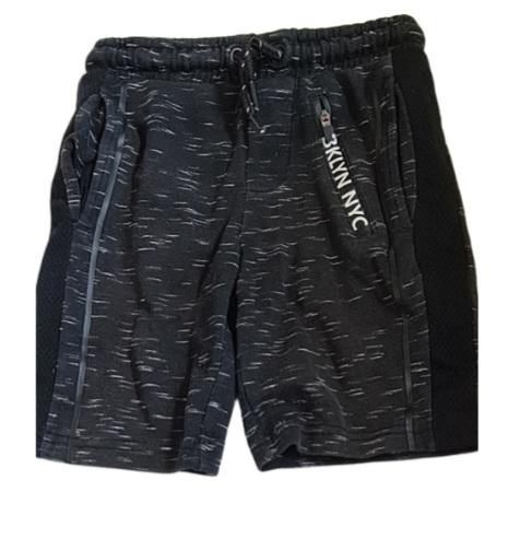 NUTMEG Black Speckled Jersey Shorts Boys 5-6 Years