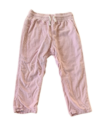 H&M Pink Cord Trousers Girls 18-24 Months