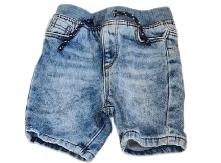 Blue Denim Shorts Boys 18-24 months