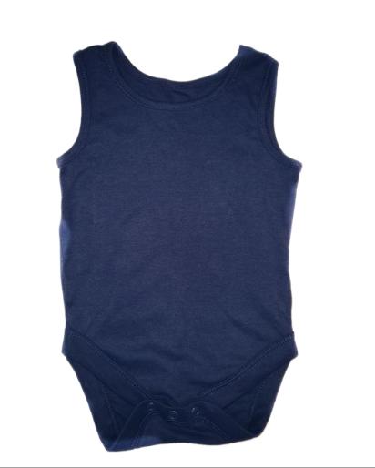 GEORGE Navy Blue Vest Boys 9-12 Months