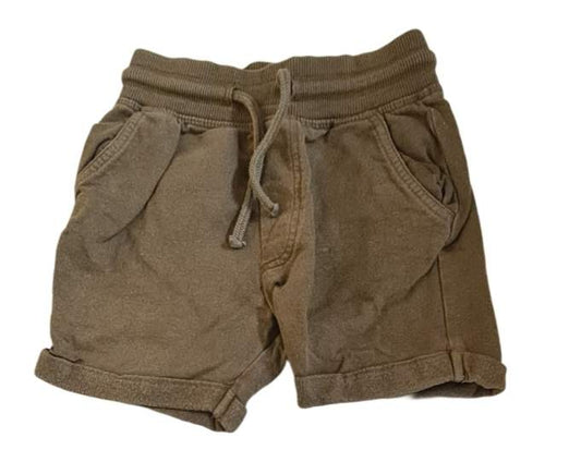 NEXT Khaki Jersey Shorts Boys 18-24 Months