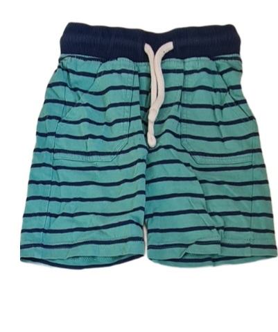 F&F Blue Striped Shorts Boys 12-18 Months