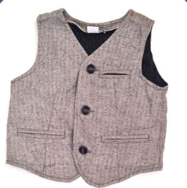 MINI CLUB Grey Waistcoat Boys 3-4 Years