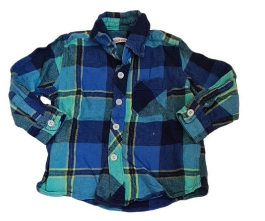 BLUE ZOO Checked Shirt Boys 12-18 Months