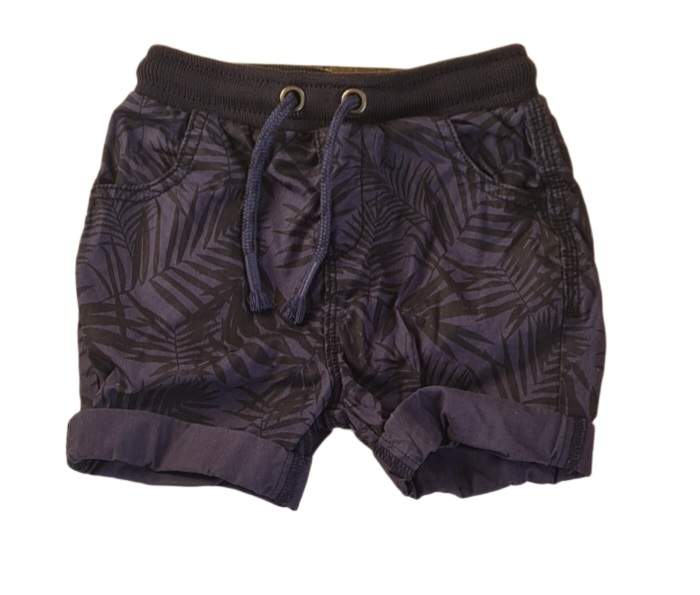 GEORGE Blue Leaf Shorts Boys 18-24 Months