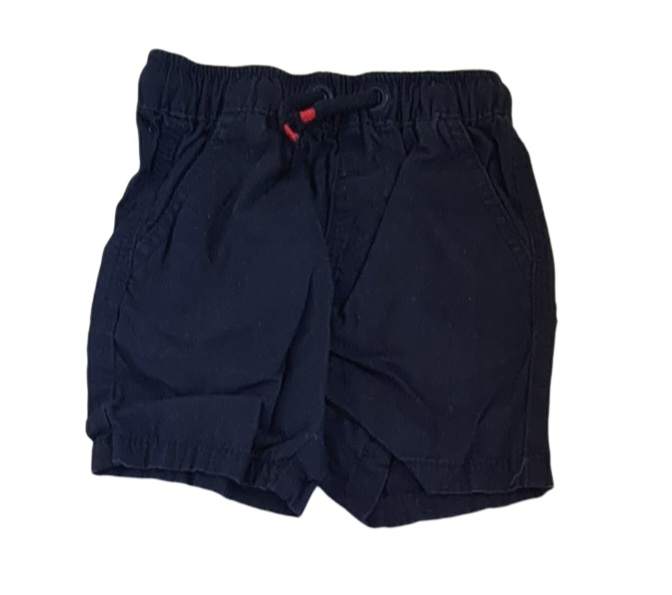 GEORGE Navy Blue Shorts Boys 12-18 Months