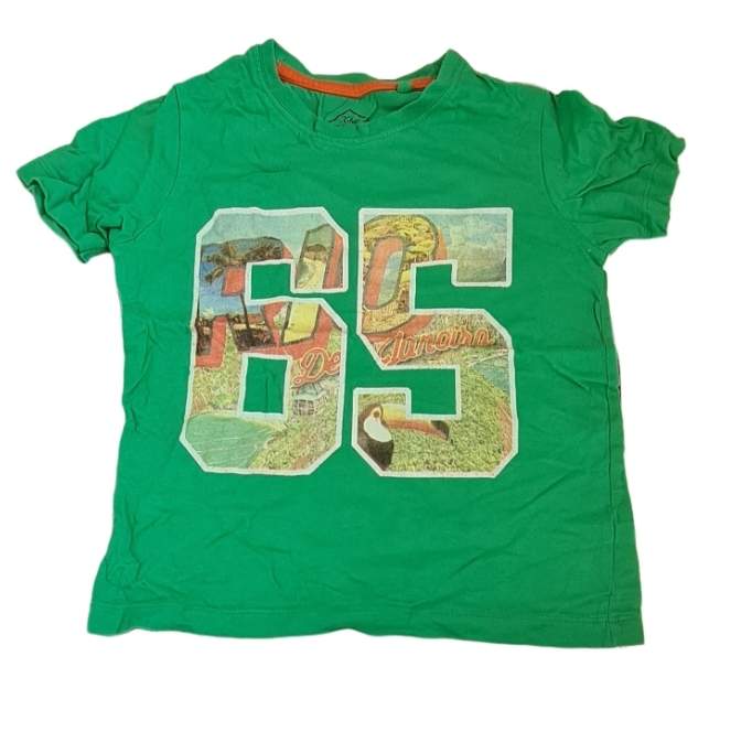 '65' Green T-Shirt Boys 4-5 Years