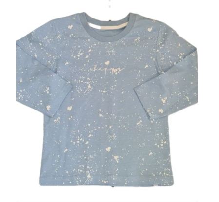 MATALAN Blue Splatter Top Boys 2-3 Years