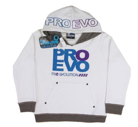 PRO EVO Brand New White Hoodie Boys 5-6 Years