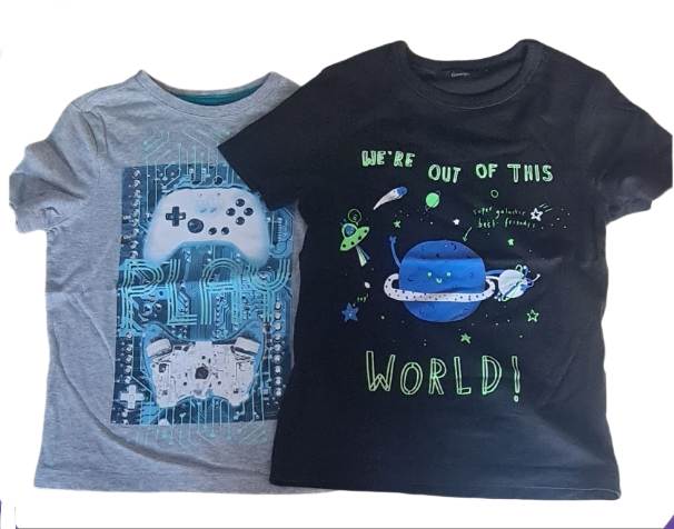 F&F Set of Two T-Shirts Boys 4-5 Years