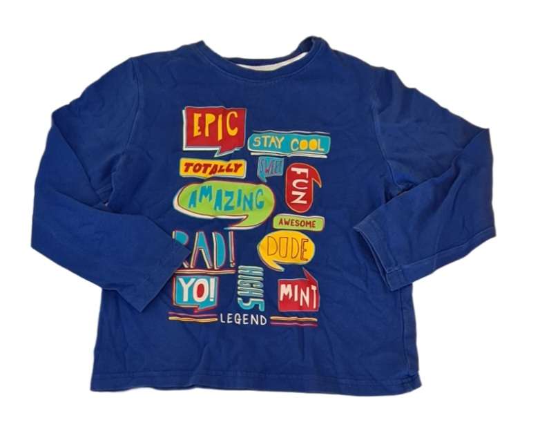 PRIMARK Royal Blue Top Boys 5-6 Years