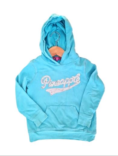 PINEAPPLE Blue Hoodie Girls 4-5 Years