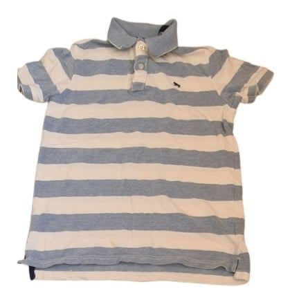 H&M Blue and White Polo Shirt Boys 11-12 Years