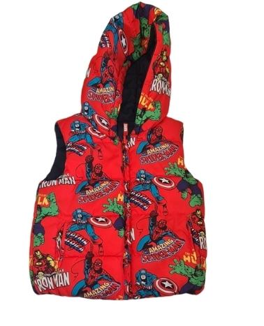 MARVEL Superhero Hooded Gilet Boys 3-4 Years