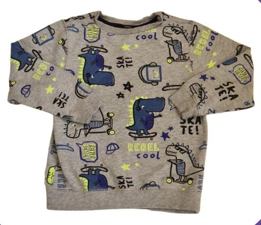 GEORGE Dinosaur Jumper Boys 4-5 Years