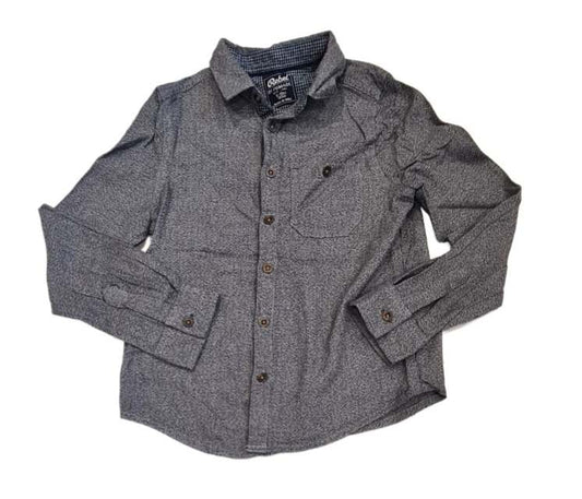 PRIMARK Long Sleeve Grey Shirt Boys 9-10 Years