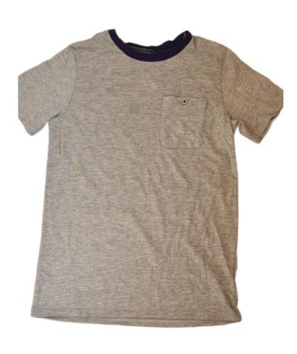 RIVER ISLAND Grey T-Shirt with Pocket Boys 9-10 Years