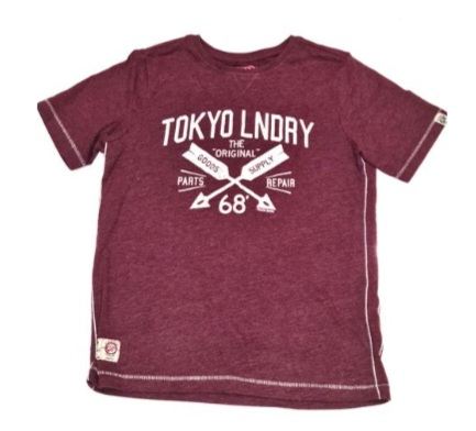 'Tokyo Lndry' Burgundy T-Shirt Boys 9-10 Years