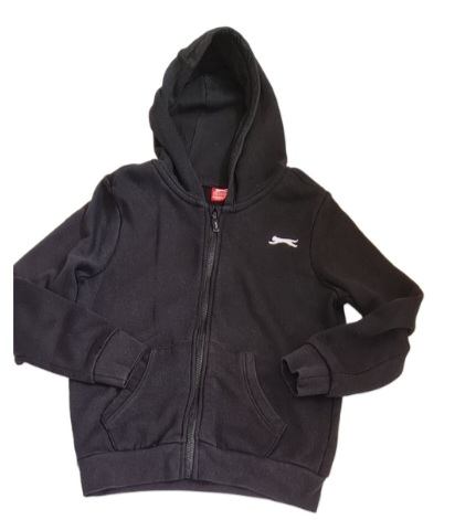 SLAZENGER Black Hoodie Boys 9-10 Years