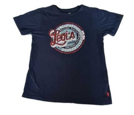 LEVIS Navy Blue T-Shirt Boys 9-10 Years