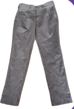 RIVER ISLAND Grey Smart Trousers Boys 7-8 Years