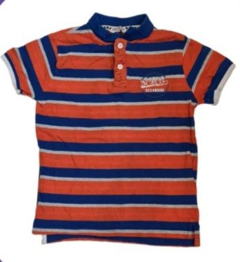 SOUL & CAL Striped Polo Shirt Boys 9-10 Years