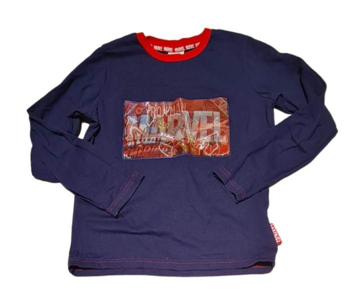 MARVEL Long Sleeve Navy Top Boys 9-10 Years