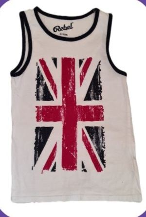 PRIMARK Union Jack Vest Boys 8-9 Years