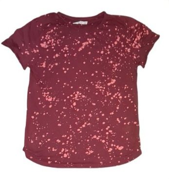 NEXT Speckled Burgundy T-Shirt Boys 8-9 Years