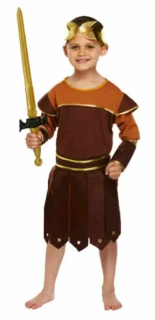 Roman Costume Brand New Boys 7-9 Years