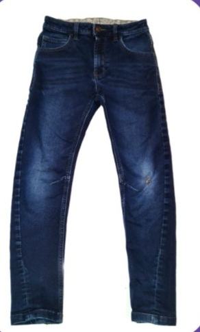 GEORGE Creased Knee Jeans Boys 8-9 Years