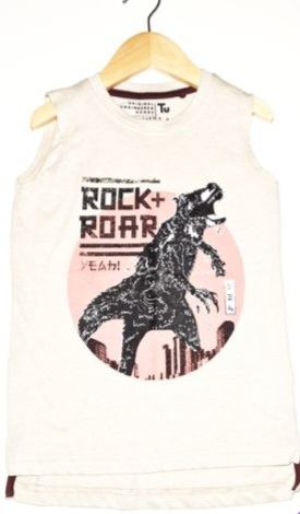 TU Dinosaur Vest Boys 6-7 Years