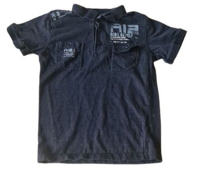 PRIMARK Bluey Grey Polo Shirt Boys 7-8 Years