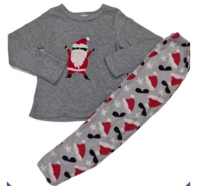 HULLABALOO Cool Santa Christmas Pyjamas Boys 7-8 Years