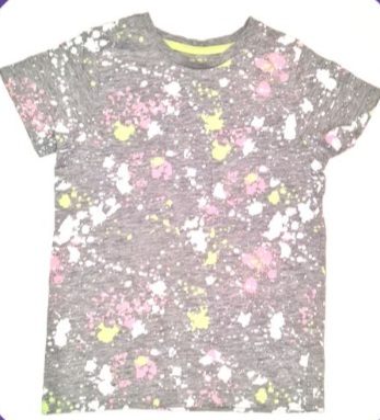 MATALAN Grey Splatter T-Shirt Boys 6-7 Years