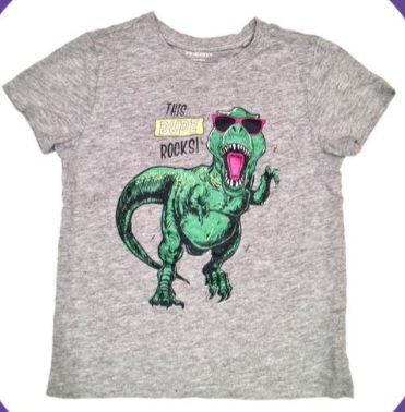 PRIMARK Dinosaur T-Shirt Boys 7-8 Years