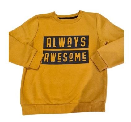 PRIMARK 'Always Awesome' Sweater Boys 7-8 Years