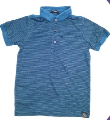 GEORGE Blue Polo Shirt Boys 7-8 Years