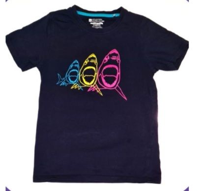 MOUNTAIN WAREHOUSE Shark T-Shirt Boys 7-8 Years