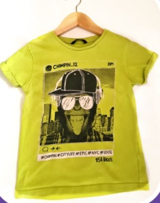 GEORGE Monkey T-Shirt Boys 7-8 Years