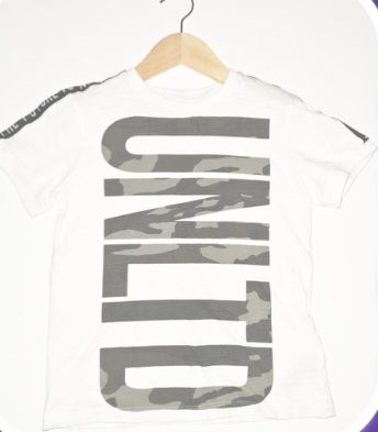 NEXT 'UNLTD' White T-Shirt Boys 6-7 Years