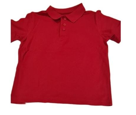 GEORGE Red Polo School Shirt Boys 6-7 Years